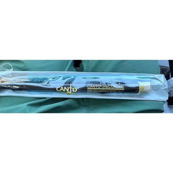 MUSIC  BAND INSTRUMENT SOPRANO BAROQUE MODEL CR 101 CANTO RECORDER - Picture 2 of 8